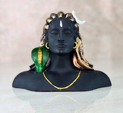 eSplanade Resin Shiva Shiv Adiyogi Natraj Idol Murti Sculpture - 6" Inches Decorative Showpiece  -  15.2 cm