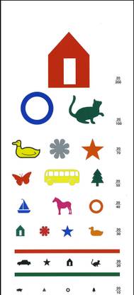 ECP pediatric Vision Test Chart