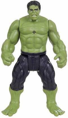 Ramaenterprises The Incredible Hulk Action Figure with moving hand and legs (Green)