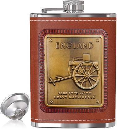 Triangle Ant Stainless Steel Hip Flask