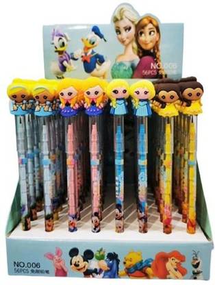 Toyshala Girls Favourite Frozen Alsa Ana Pencil (Pack of 24) Pencil