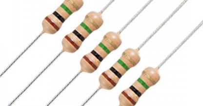 LAB PARTS 100 Pcs 1M ohm (mega-ohm) Resistor, ±5% Tolerance, 1/4W Fixed Resistor