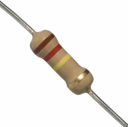 gobagee 120K ohm 1/4w 5% resistor, Set of 20 resistance Carbon Film Resistor Fixed Resistor