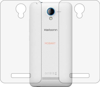 MOBART Back Screen Guard for KARBONN MACH FIVE (Matte Finish)