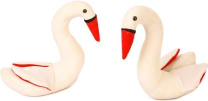 SUIinterprise Combo of Swan Duck Flymango Soft Toy  - 34 cm