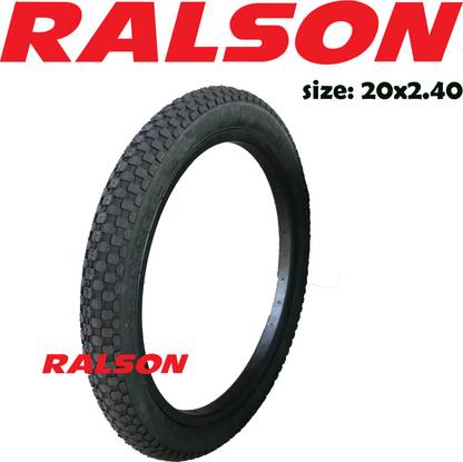 RALSON TYRE 20x2.40 P-1 TUBE TYPE TYRE For BICYCLE, MTB BICYCLE