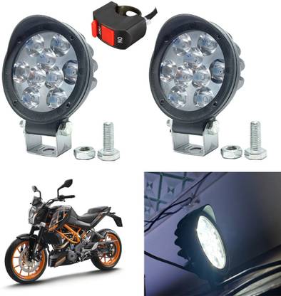 Zieozed ZD15 PLASTIC 9 LED Bike Fog Light Bike Fog Lamp Universal For Bikes Fog Light Fog Lamp Car, Motorbike, Truck, Van LED (12 V, 15 W)