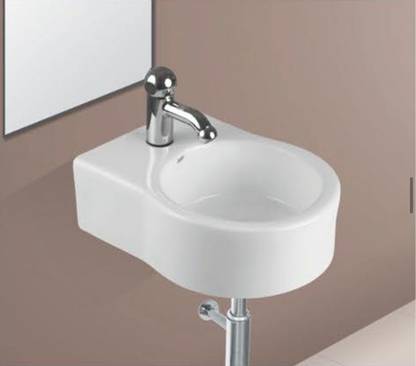 Somex LEO (35.5*28*13 CM) SUPER WHITE WALL BASIN / Wall Hung Basin