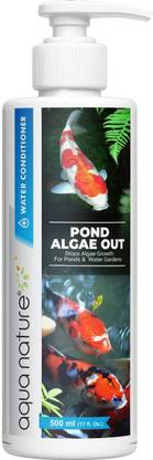 Aquanature Pond Algae Out Stops Alage Growth For Ponds (500ml) Aquarium Tool