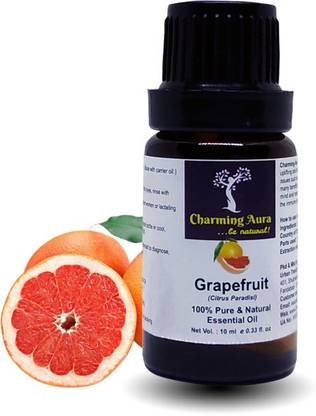 Charming Aura Grapefruit Essential Oil- Reducing depression, Helps weight loss