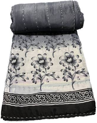 SUPERGOD Self Design Single Coral Blanket for  Mild Winter