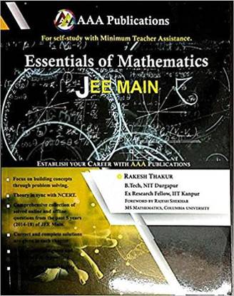 Essentials of Mathematics JEE Main for self study