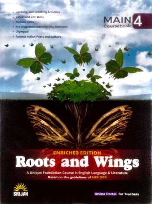 Srijan : Roots And Wings_English Main Course Book - 4