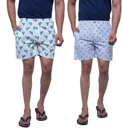 Active Basic Cotton Men Boxer