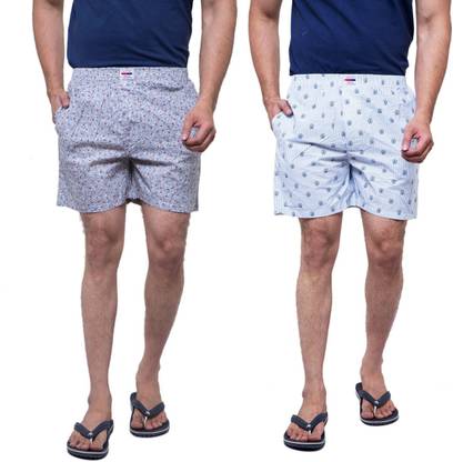 Active Basic Cotton Men Boxer