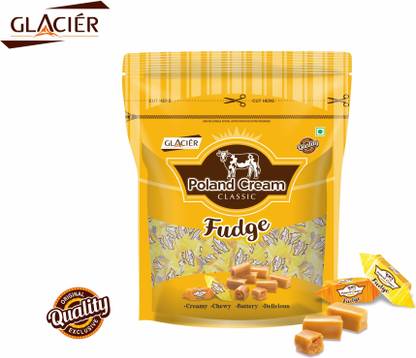 Glacier Poland Cream Classic Toffee|Creamy & Chewy Real Butter Toffees|Pack of 1 (40 pcs of 12G) Toffee