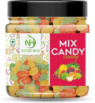 Nutri Hub Color fill mix candy rich in mixed fruit (400g) mix fruit Candy