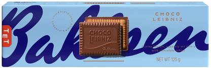 Bahlsen Choco Leibniz Milk Biscuits 125g Plain Biscuit