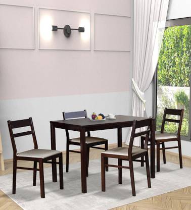 Mintwud by Pepperfry - Hippeia Engineered Wood 4 Seater Dining Set