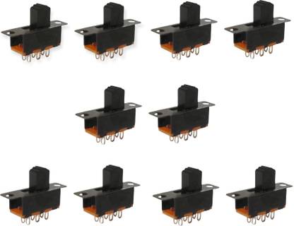Universal Hub 6 PIN 2 WAY SLIDE SWITCH 10 A Two Way Electrical Switch