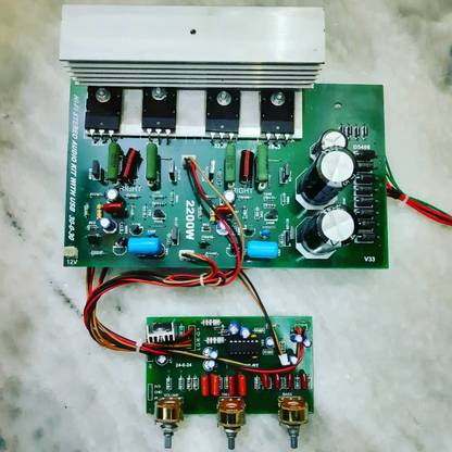 ai wok 2200 Watt Powerful 5200/1943 & 150 + 150 Watt Stereo Amplifier Board Electronic Components Electronic Hobby Kit