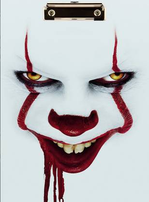 Creative Print Solution Pennywise Reprint Clip Board Exam Pad (14x9.5 Inches)