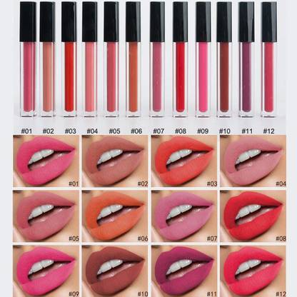 Town Huda Beauty Swiss Smudge Proof Non Transfer Liquid Matte Lipstick For Women / Girls