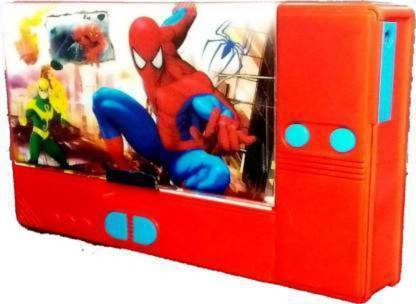 Happysome Spider Man Red Big size Jumbo Art Plastic Pencil Box