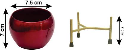 SONE KEY CHIDIYA (3 inch) Desktop Flower Planter/Home/Pot Indoor/Plant Container set-Small Size Plant Container Set