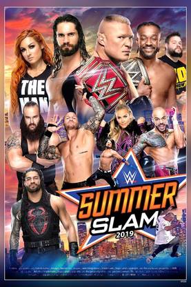 Wwe Summerslam 2019 Cover Matte Finish Poster Paper Print