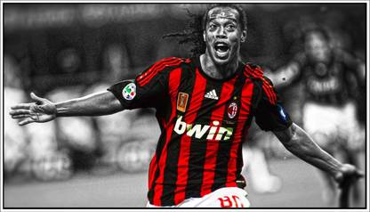 Ronaldinho Poster on fine art paper 13x19 Fine Art Print