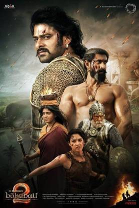 Bahubali Part 2 Baahubali 2 First Look Poster Bahubali The Conclusion HD Images Pics Wallpapers Shooting Stills 1 on fine art paper 13x19 Fine Art Print