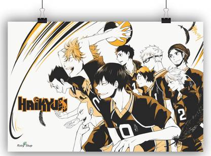 Haikyuuu Hinata Shouyou 105 Paper Print