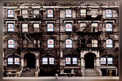 Led Zeppelin - Physical Graffiti Album Cover Matte Finish Poster Paper Print