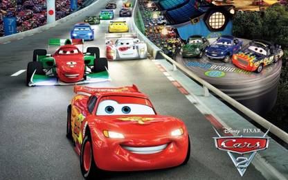 Cars 2 Cars Car HD Wallpaper on fine art paper 13x19 Fine Art Print