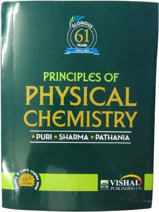 Principles Of Physical Chemistry