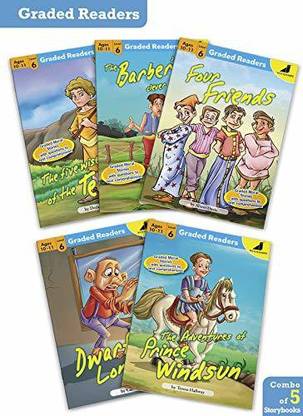 Story Books In English For Kids | Graded Readers Level 6 | Age 10 - 11 Years | Bedtime Stories With Pictures | Glossary & Moral Stories With Questions For Better Learning | Set Of 5 Books