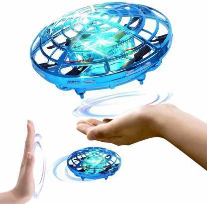 wonder digital Mini UFO Drone With Hand-Controlled UFO Flying Ball Drone with LED Light.