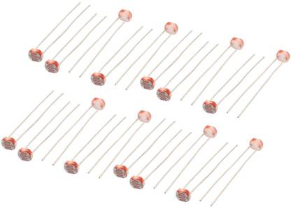 LAB PARTS 20 Pcs LDR Light Dependent Resistor Photo Resistor Variable Resistor