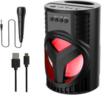 RECTITUDE Perfect for home DJ audio player and DJ for outdoor activities || FM , Aux, TF, 10 W Bluetooth Party Speaker