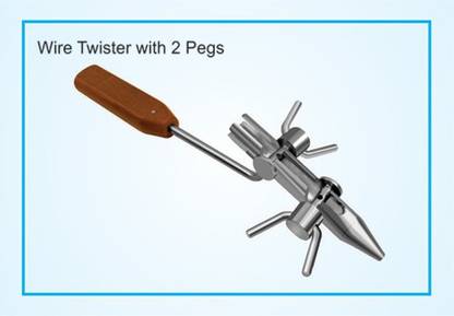 SOURAV wire twister with 2 pegs Surgical Plier