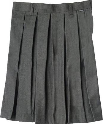 AMTHREADS Grey Uniform Skirt