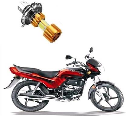 A2D H4-Mi Led High & Low Beam Headlight Bulb White for Hero Passion Plus Headlight Motorbike LED for Hero (12 V, 12 W)