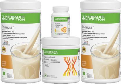 Herbalife Nutrition COMBO BANANA SHAKE 2, PROTEIN 200GM AND AFRESH LEMON FLAVOR