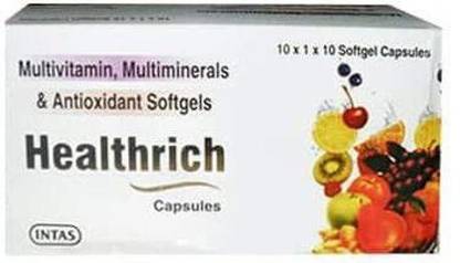 INTAS HEALRICH Multivitamin, Multiminerals & Antioxidant Softgel Capsules