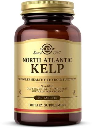 Solgar North Atlantic Kelp, 250 Tablets