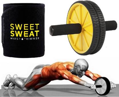 SIDHMART Ab Wheel Roller Combo Gym Equipment Exercises For Men & Women Ab Exerciser