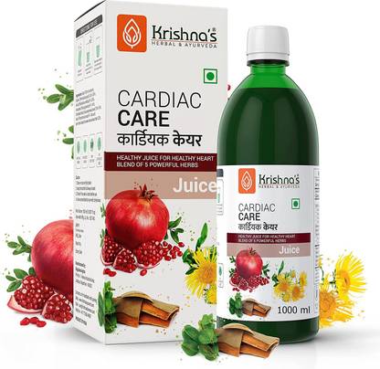 Krishna's Herbal & Ayurveda Cardiac Care Juice | Maintains Healthy Heart | Improves Heart Functions