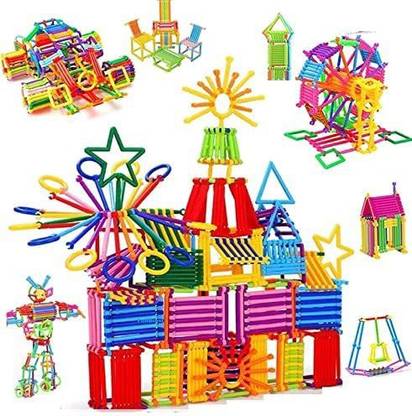 aalok enterprise Kids Intelligence Toys Plastic Building Blocks Creative Smart Stick