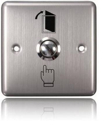 ALL IN ONE Stainless Steel Switch Panel Door Exit Push Button Access Control (3/3) inches Lock